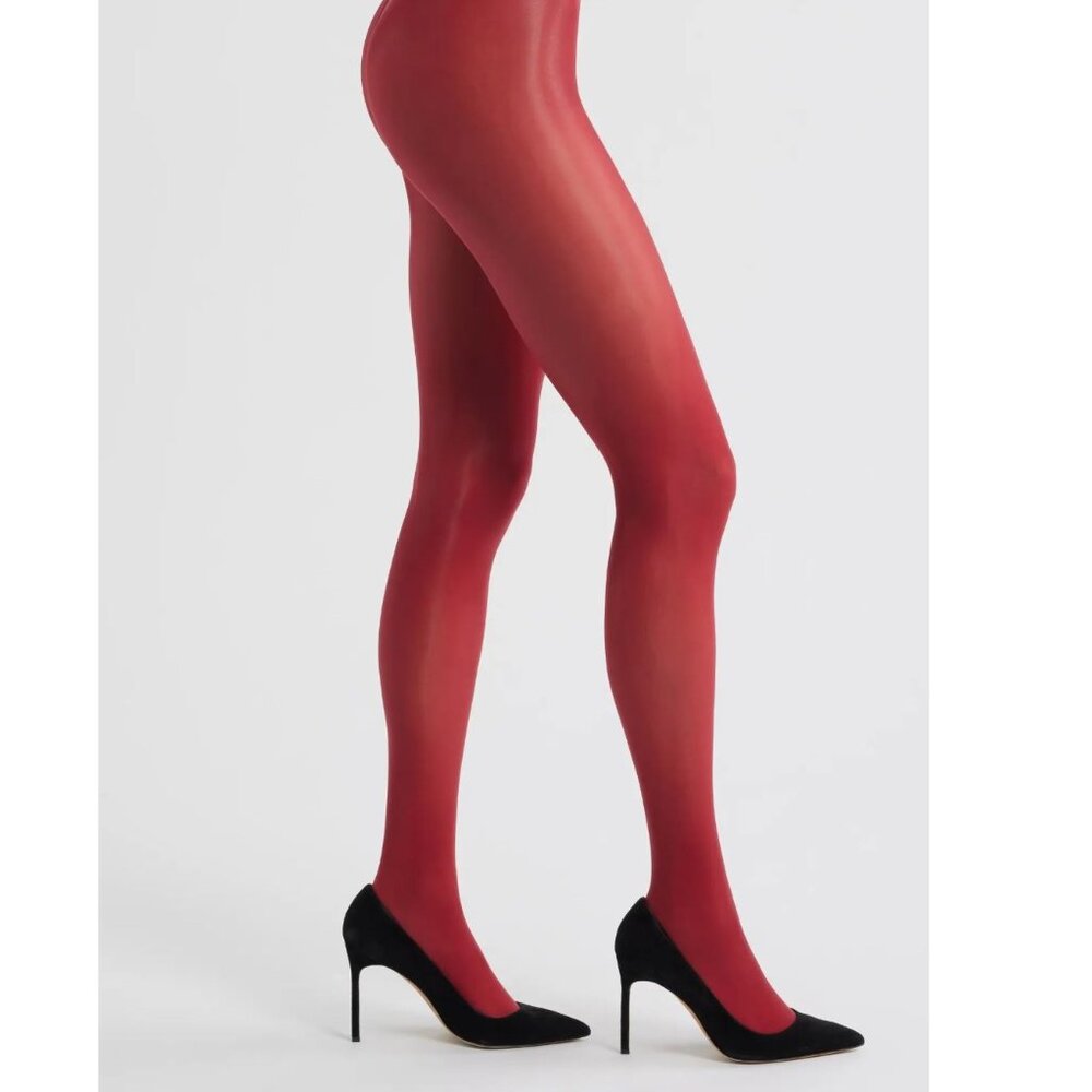 NEW - Charter Club RED Silken Smooth Opaque to Waist - Women's Medium